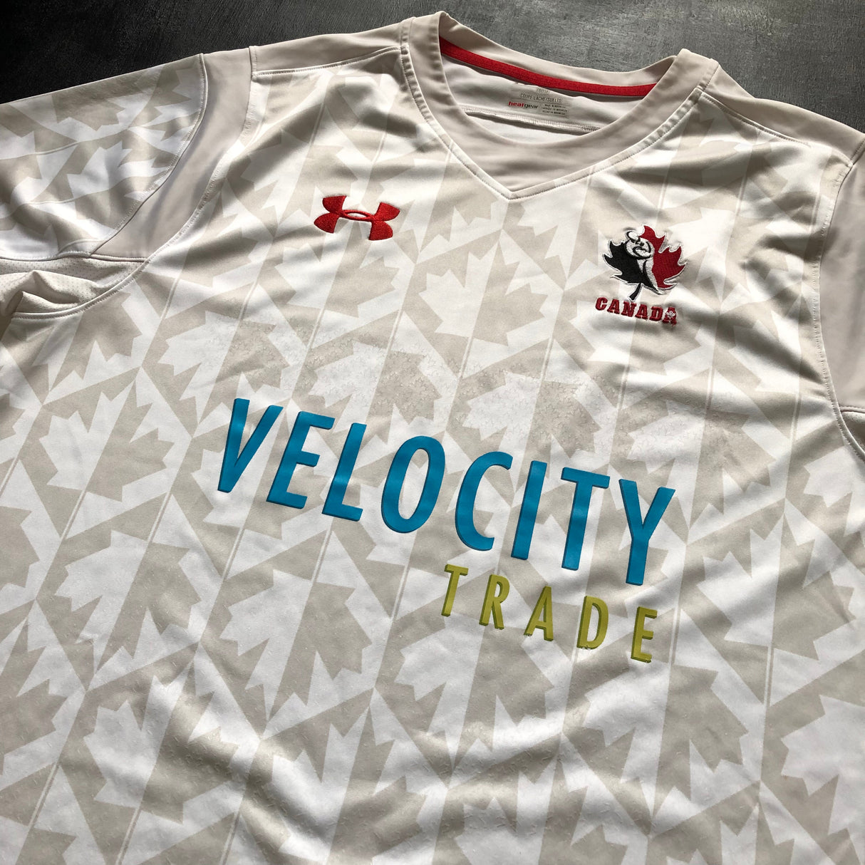 Canada National Rugby Sevens Team Jersey 2016/17 Away 2XL Underdog Rugby - The Tier 2 Rugby Shop