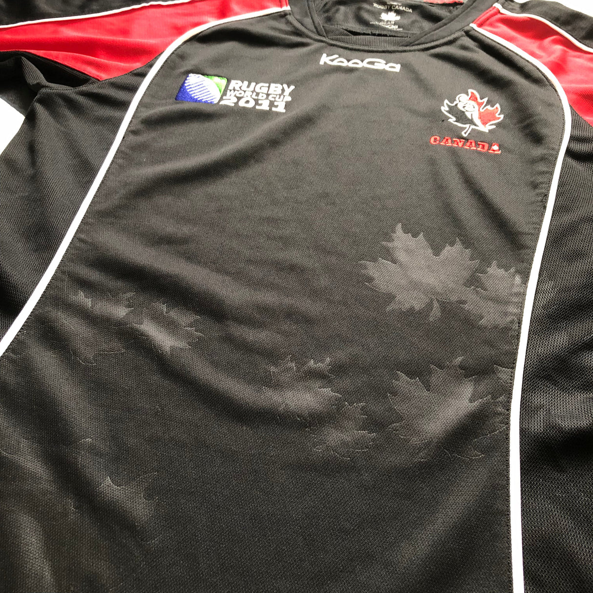 Canada National Rugby Team Jersey 2011 Rugby World Cup Away Large Underdog Rugby - The Tier 2 Rugby Shop