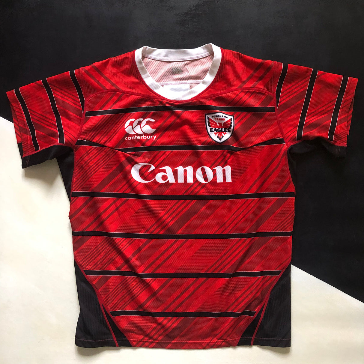 Canon Eagles Rugby Team Training Jersey (Japan Rugby League One) Player Worn 6L Underdog Rugby - The Tier 2 Rugby Shop