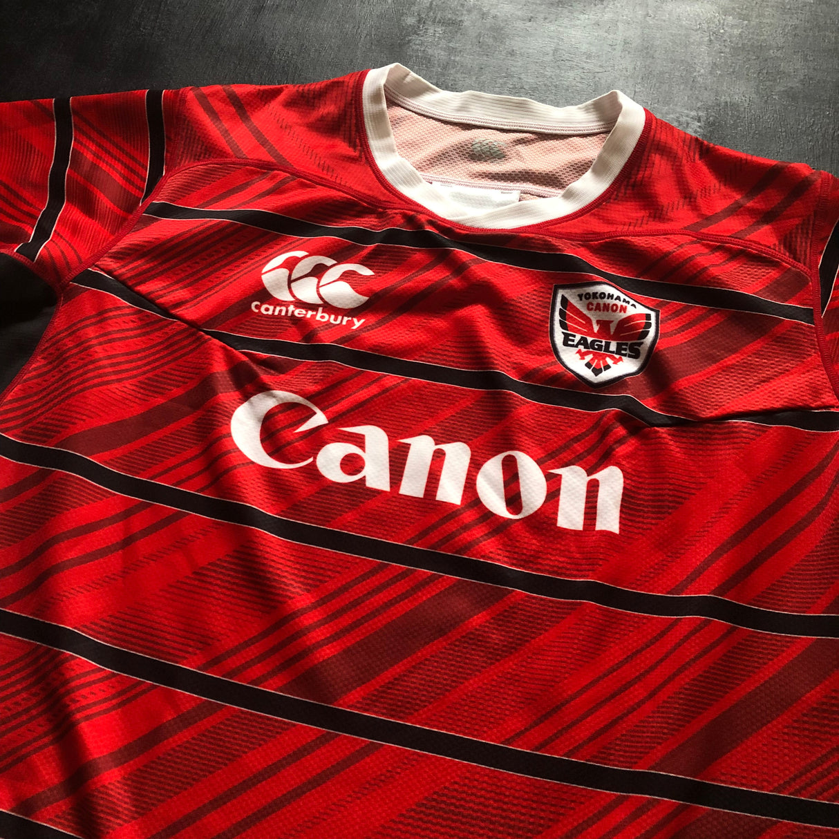 Canon Eagles Rugby Team Training Jersey (Japan Rugby League One) Player Worn 6L Underdog Rugby - The Tier 2 Rugby Shop