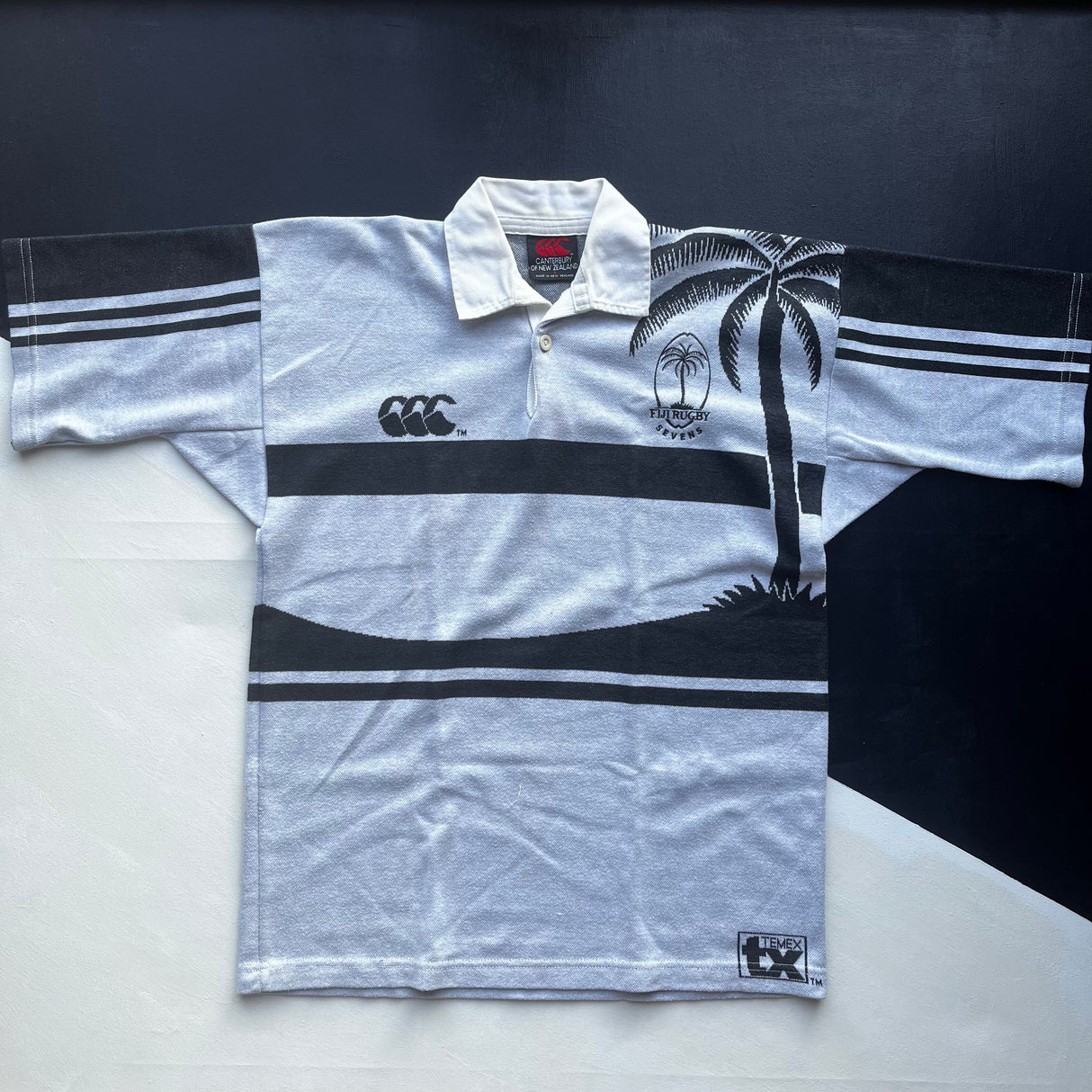 Fiji National Rugby Team Jersey 1998/99 Temex Small Underdog Rugby - The Tier 2 Rugby Shop