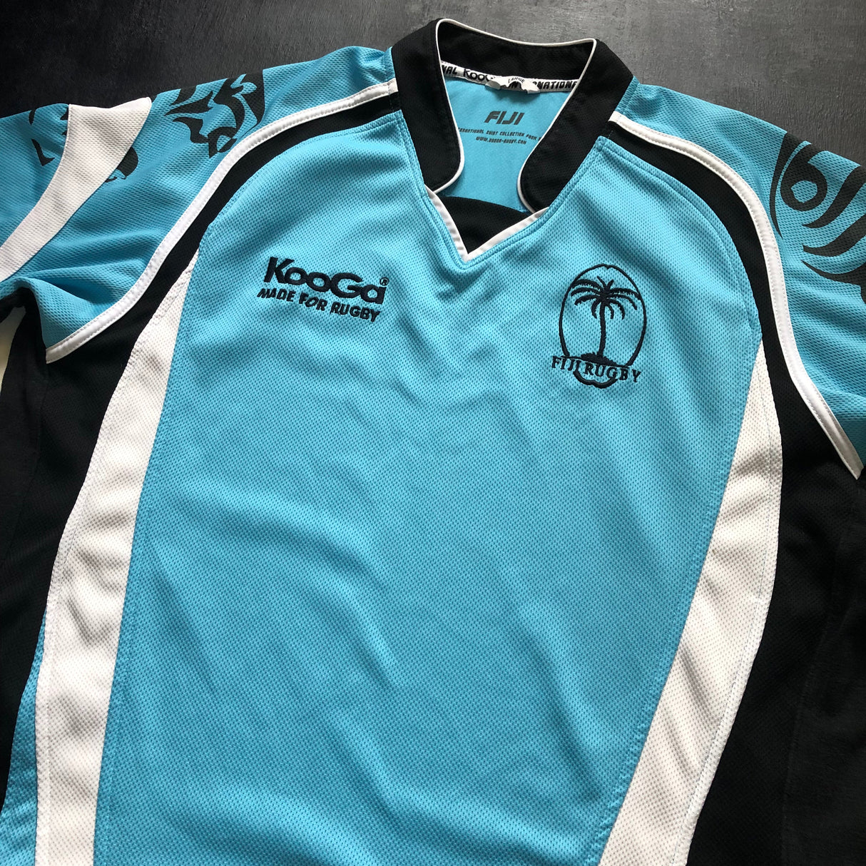 Fiji National Rugby Team Jersey 2006/2007 Away Large Underdog Rugby - The Tier 2 Rugby Shop