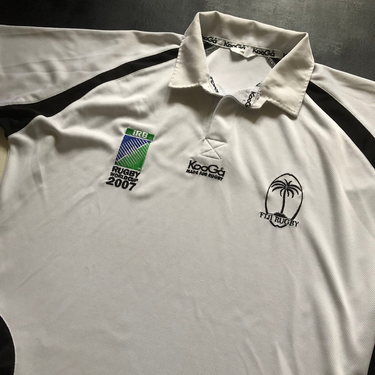 Fiji National Rugby Team Jersey 2007 Rugby World Cup Large Underdog Rugby - The Tier 2 Rugby Shop