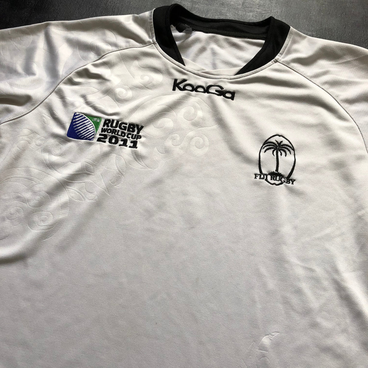 Fiji National Rugby Team Jersey 2011 Rugby World Cup Large Underdog Rugby - The Tier 2 Rugby Shop