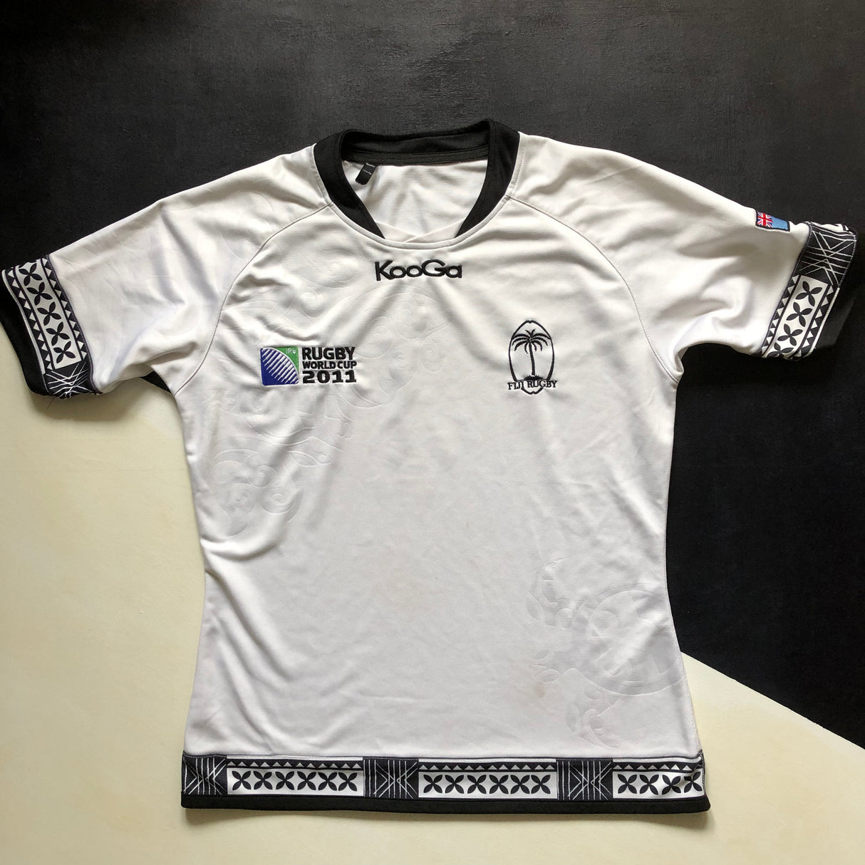 Fiji National Rugby Team Jersey 2011 Rugby World Cup Large Underdog Rugby - The Tier 2 Rugby Shop