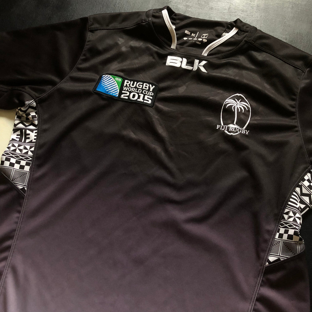 Fiji National Rugby Team Jersey 2015 Rugby World Cup Away Medium Underdog Rugby - The Tier 2 Rugby Shop