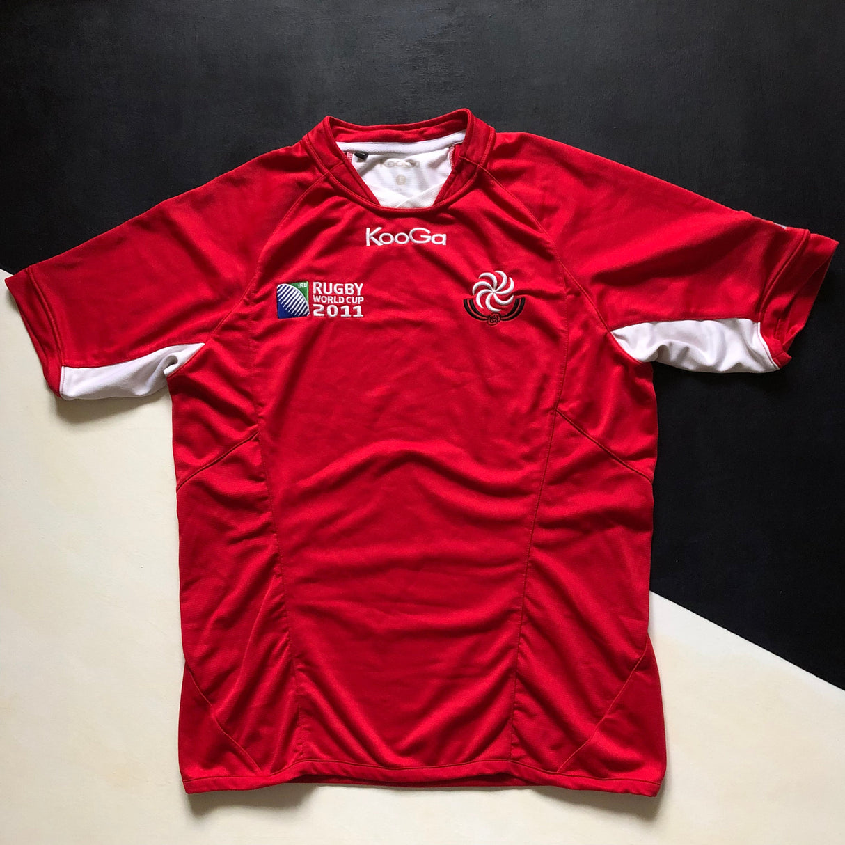 Georgia National Rugby Team Jersey 2011 Rugby World Cup Large Underdog Rugby - The Tier 2 Rugby Shop