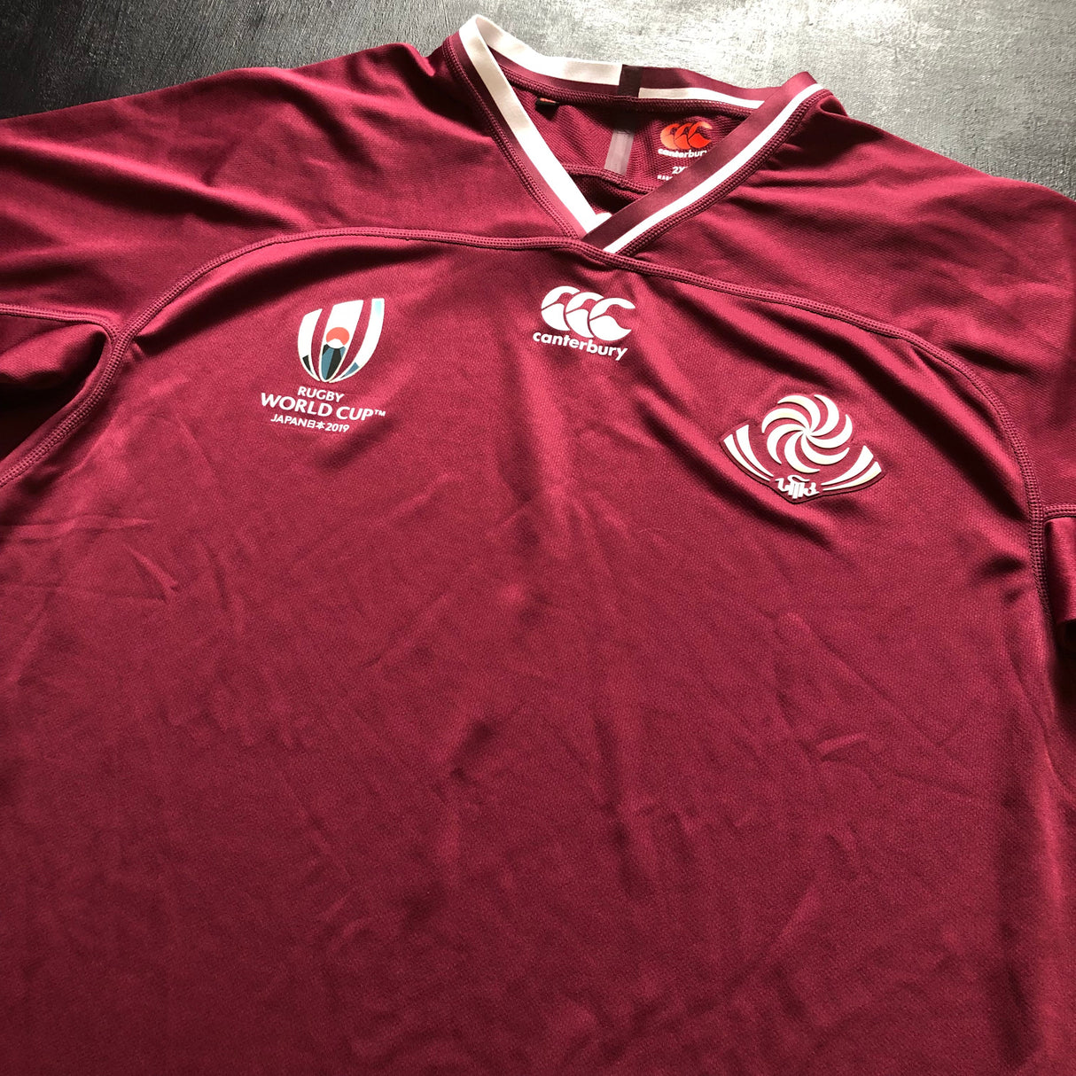 Georgia National Rugby Team Jersey 2019 Rugby World Cup 2XL Underdog Rugby - The Tier 2 Rugby Shop