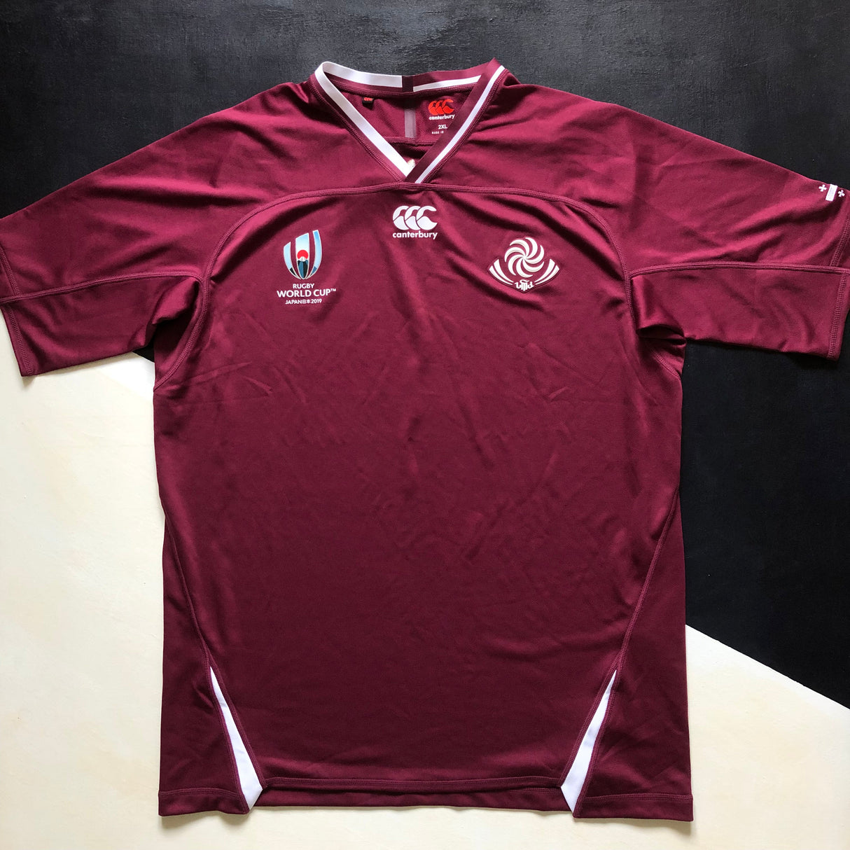 Georgia National Rugby Team Jersey 2019 Rugby World Cup 2XL Underdog Rugby - The Tier 2 Rugby Shop