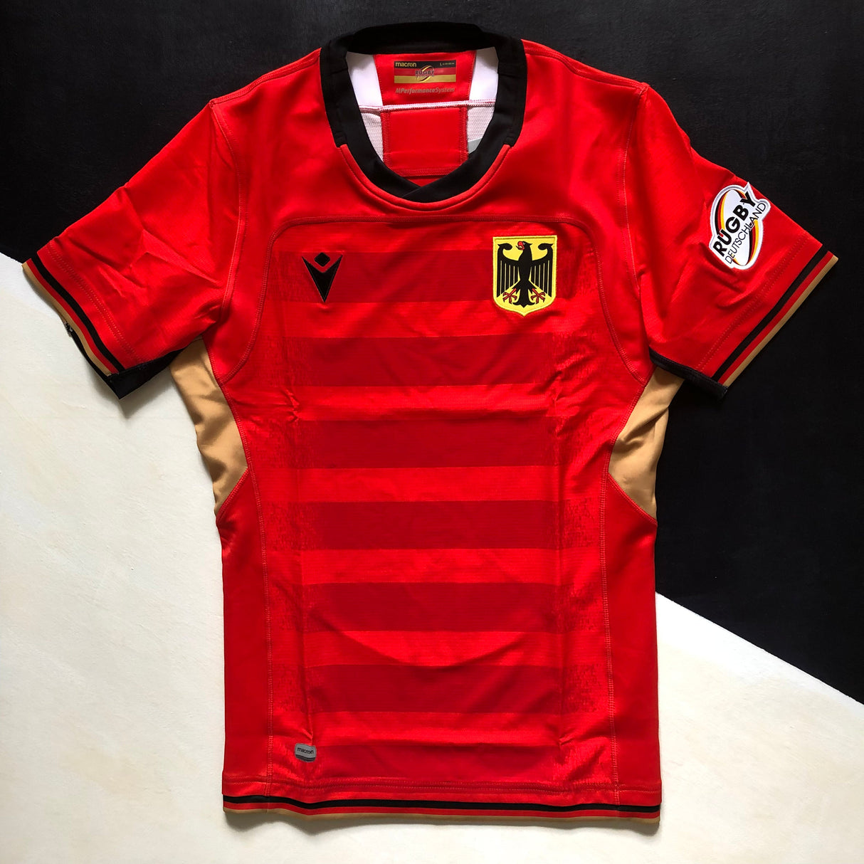 Germany National Rugby Team Shirt 2023/24 Away Player Issue Underdog Rugby - The Tier 2 Rugby Shop