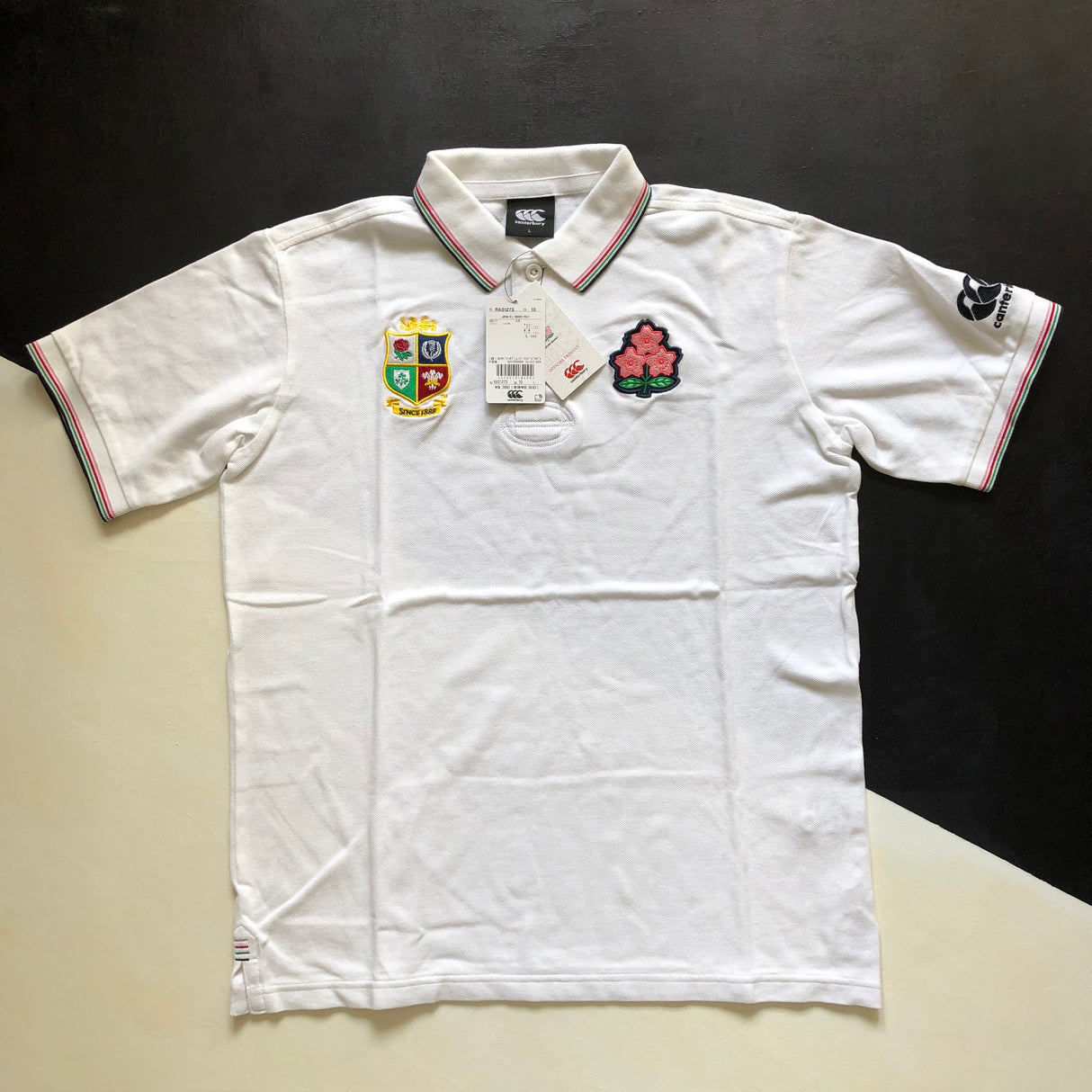 Japan & Lions Rugby Polo Large BNWT Underdog Rugby - The Tier 2 Rugby Shop