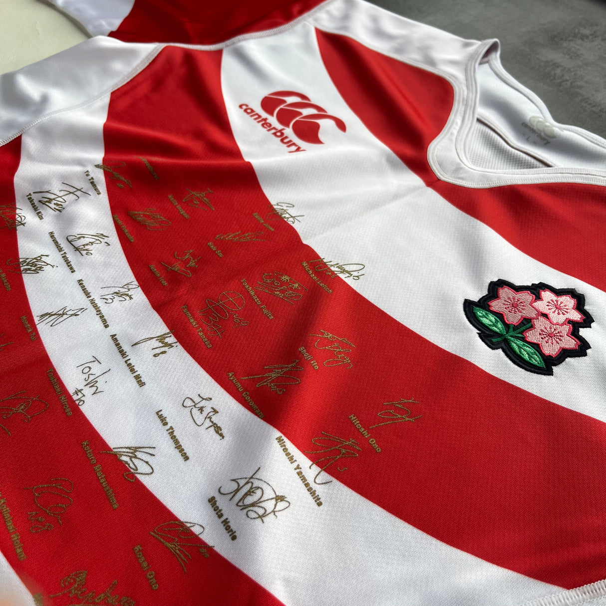 Japan National Rugby Team 2015 World Cup Commemorative Jersey Large Underdog Rugby - The Tier 2 Rugby Shop