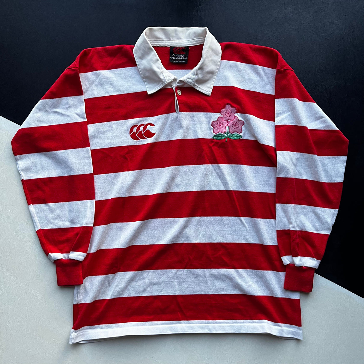 Japan National Rugby Team Jersey 1999 Large Underdog Rugby - The Tier 2 Rugby Shop