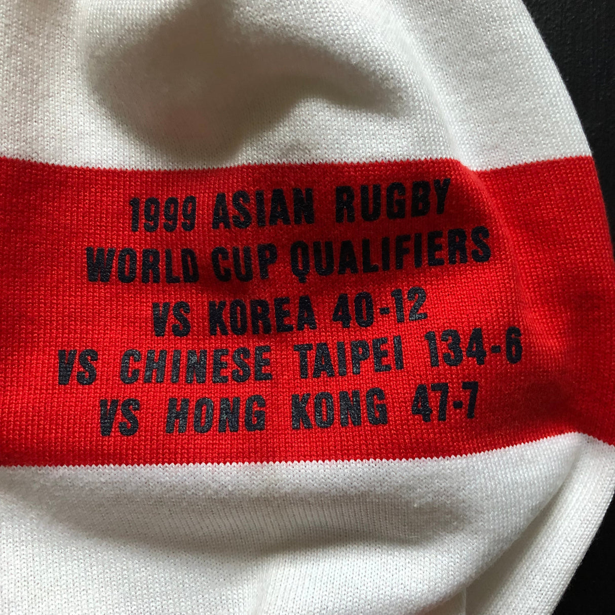 Japan National Rugby Team Jersey 1999 World Cup Qualifiers Limited Edition Medium Underdog Rugby - The Tier 2 Rugby Shop