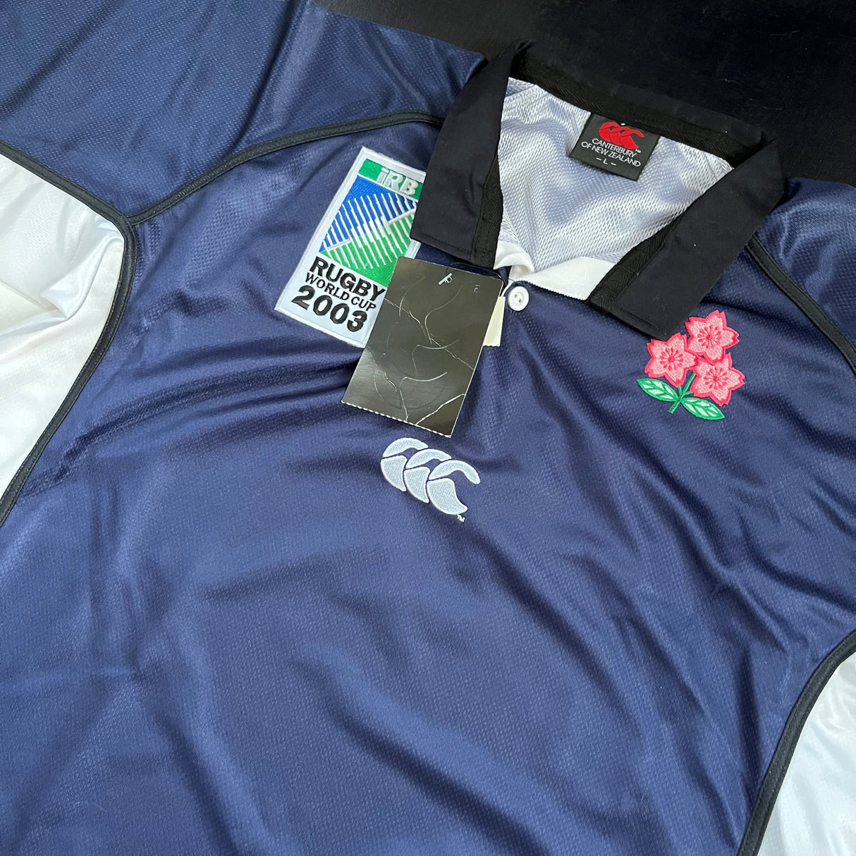 Japan National Rugby Team Jersey 2003 Rugby World Cup BNWT Large Underdog Rugby - The Tier 2 Rugby Shop