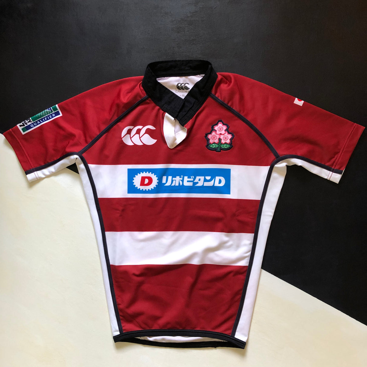 Japan National Rugby Team Jersey 2007 Match Worn XL Underdog Rugby - The Tier 2 Rugby Shop