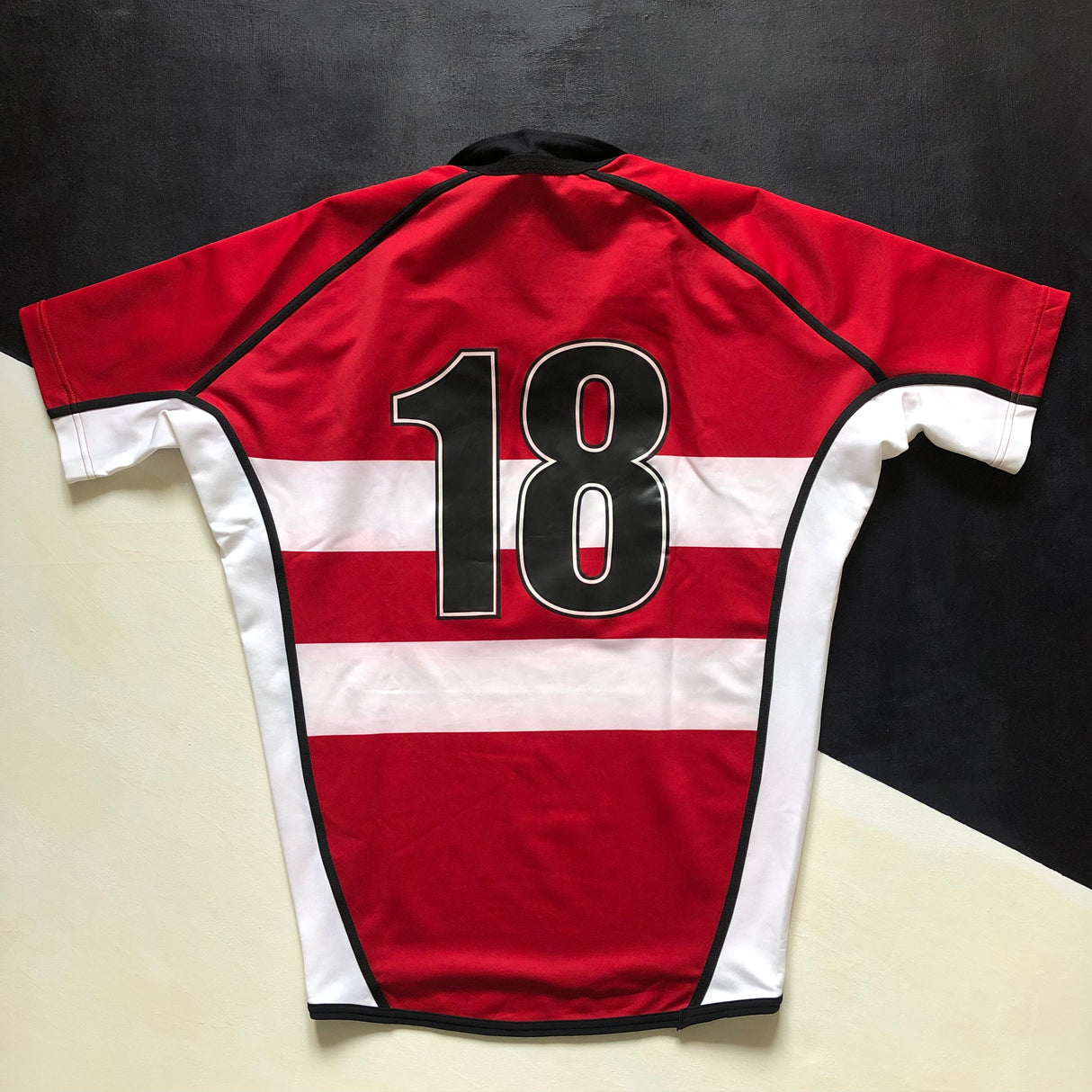 Japan National Rugby Team Jersey 2011 Match Worn 4L Underdog Rugby - The Tier 2 Rugby Shop