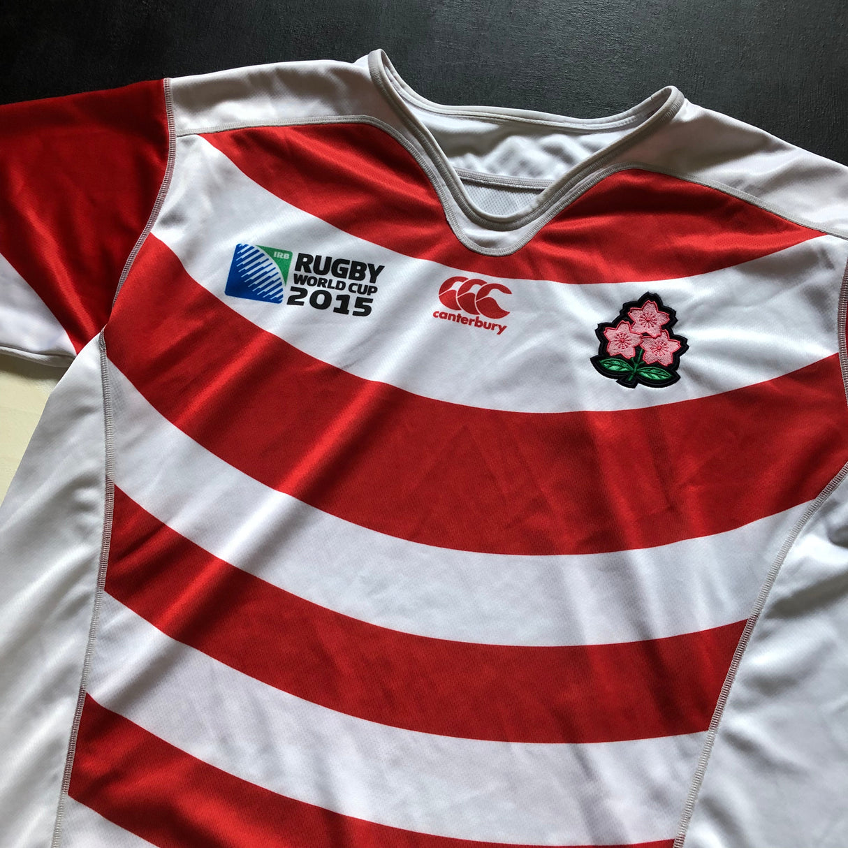 Japan National Rugby Team Jersey 2015 Rugby World Cup Large Underdog Rugby - The Tier 2 Rugby Shop
