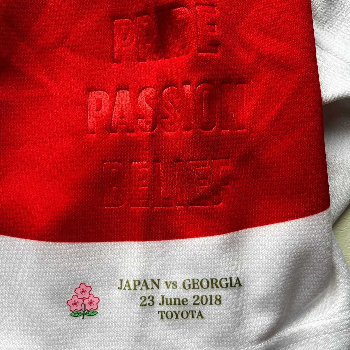 Japan National Rugby Team Jersey 2018 Large Underdog Rugby - The Tier 2 Rugby Shop