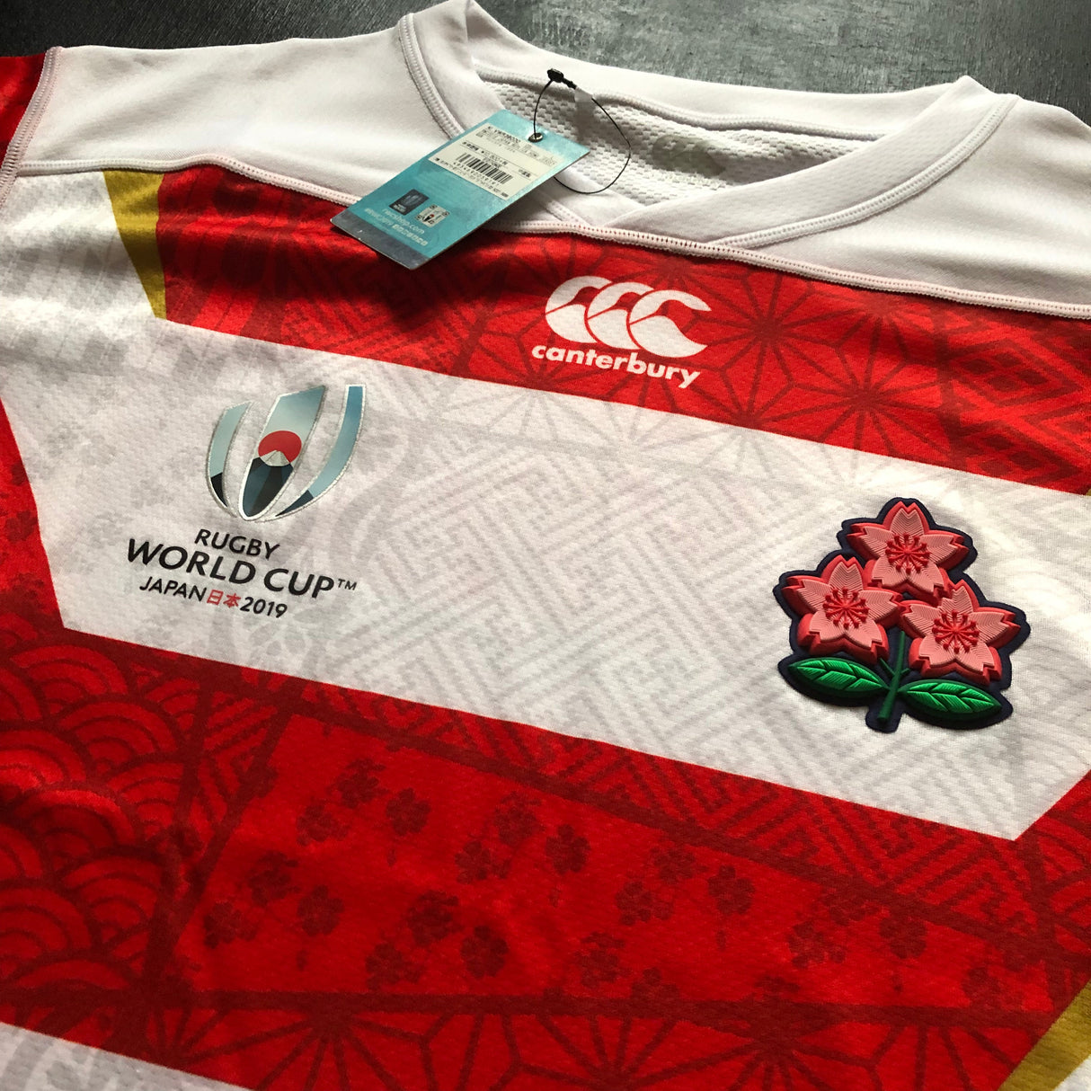 Japan National Rugby Team Jersey 2019 Rugby World Cup Large BNWT Underdog Rugby - The Tier 2 Rugby Shop