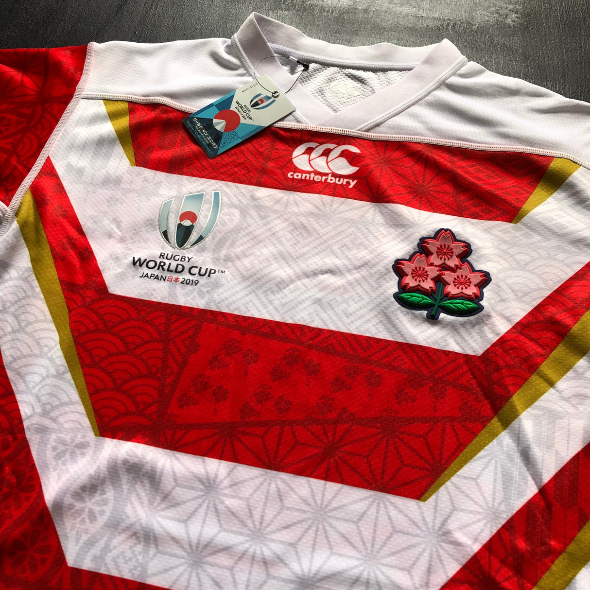 Japan National Rugby Team Jersey 2019 Rugby World Cup Medium BNWT Underdog Rugby - The Tier 2 Rugby Shop