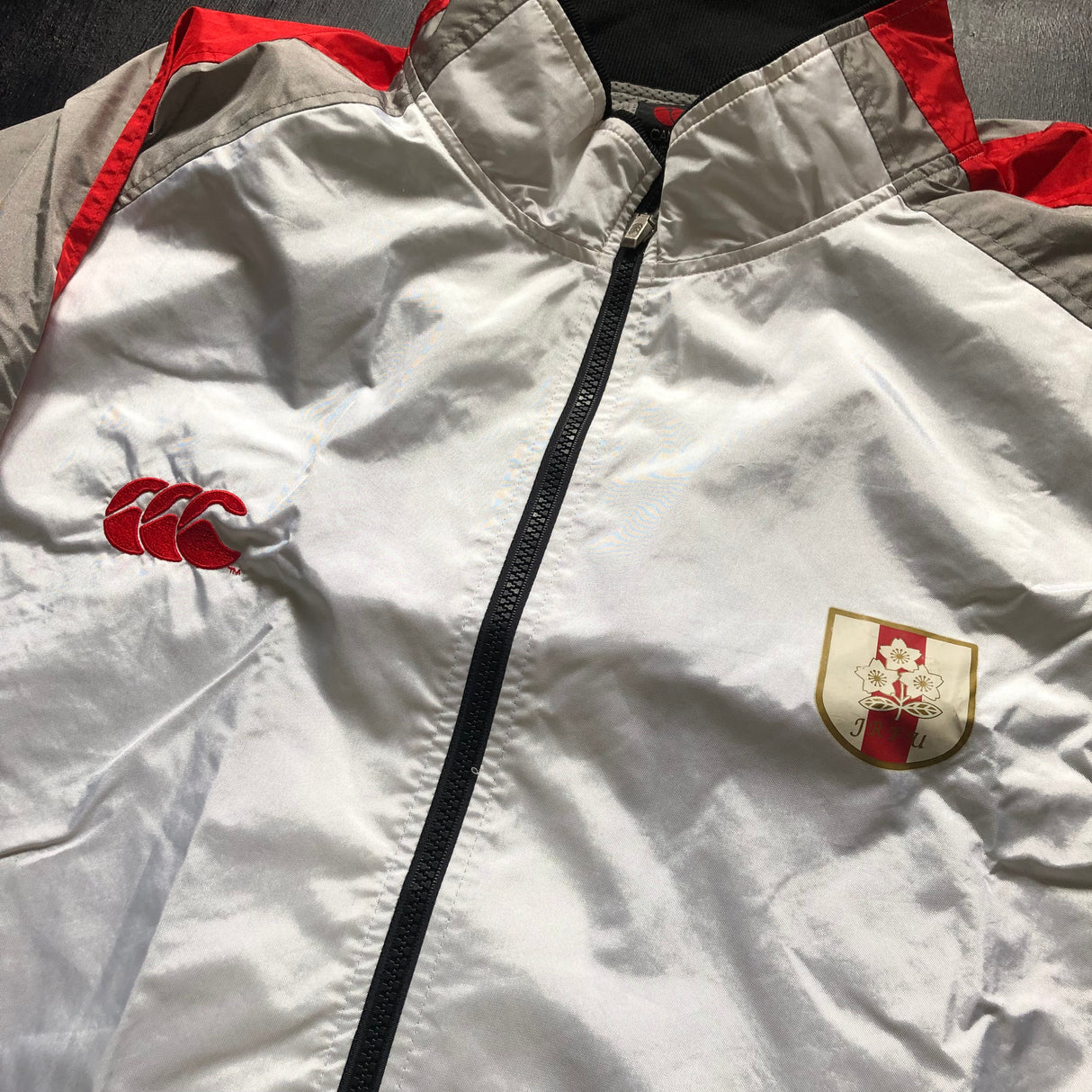 Japan National Rugby Team Raincoat 1990's Player Issue 5L Underdog Rugby - The Tier 2 Rugby Shop