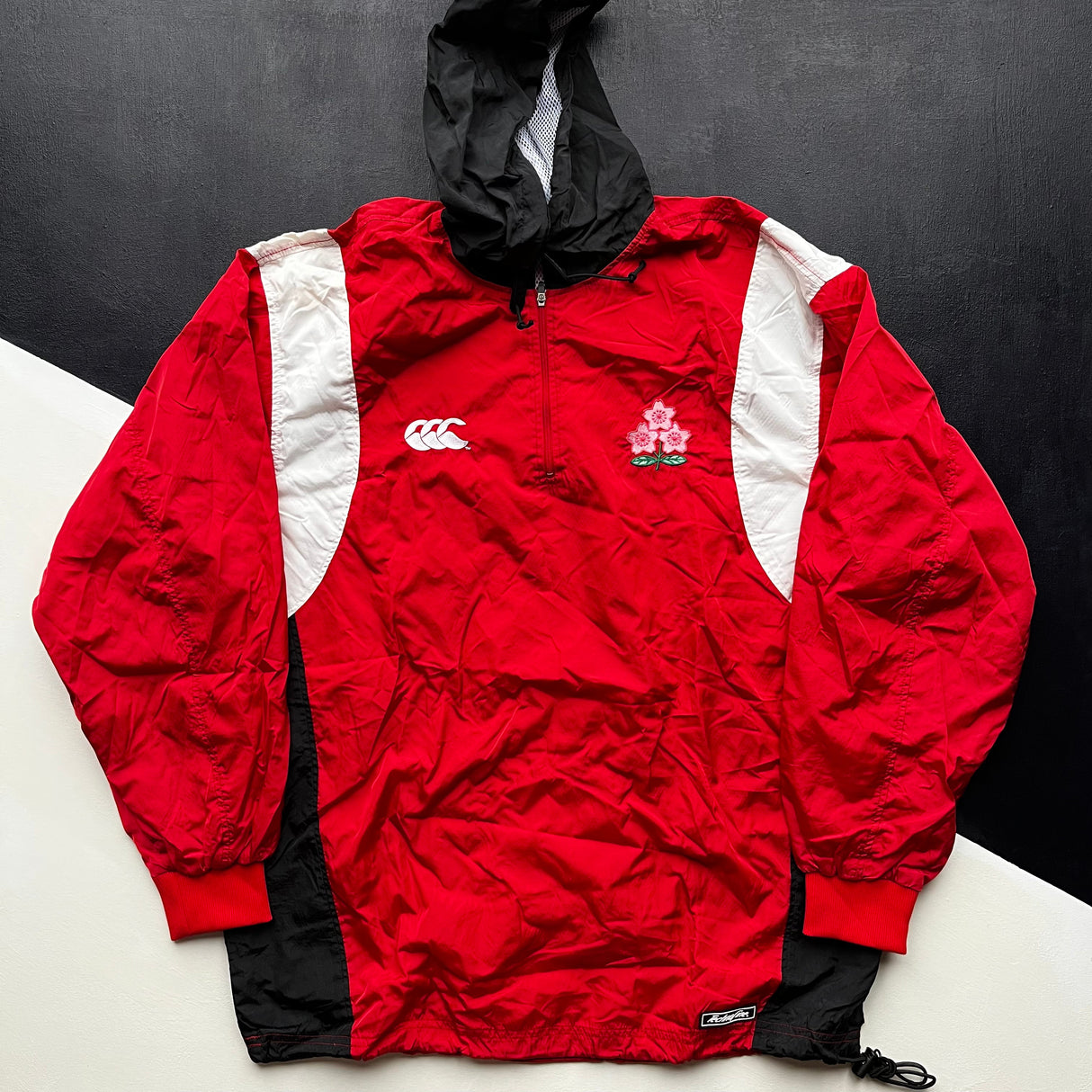 Japan National Rugby Team Raincoat Medium Underdog Rugby - The Tier 2 Rugby Shop