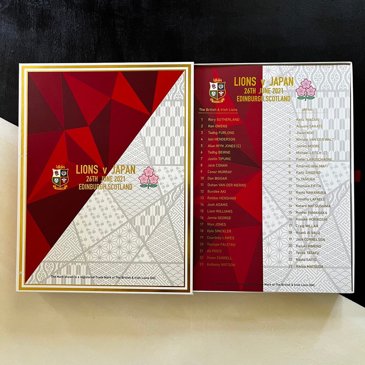 Japan vs Lions Commemorative Rugby Jersey 2021 3L Underdog Rugby - The Tier 2 Rugby Shop