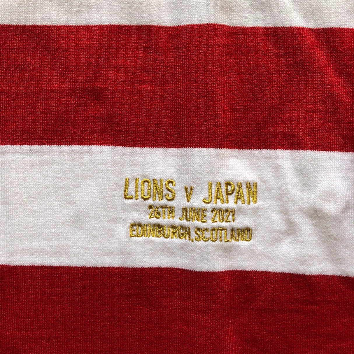 Japan vs Lions Commemorative Rugby Jersey 2021 Medium Underdog Rugby - The Tier 2 Rugby Shop