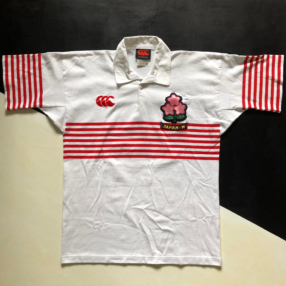 Japan Women's National Rugby Team Jersey 2001/2002 Match Worn Medium Underdog Rugby - The Tier 2 Rugby Shop