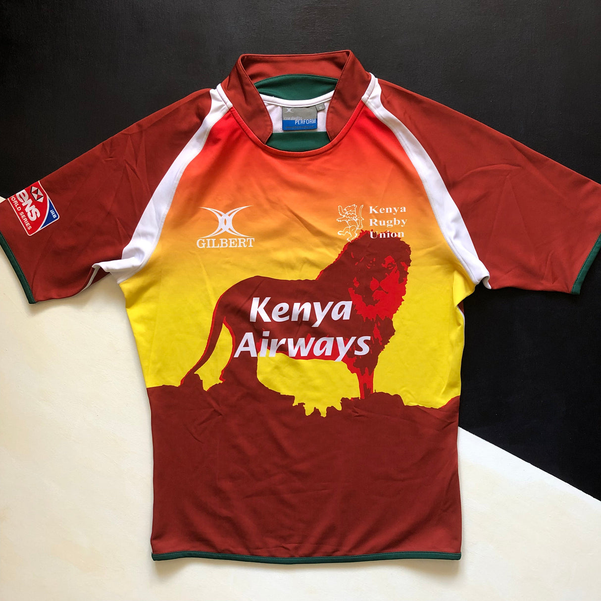 Kenya National Rugby Sevens Team Jersey 2012 Match Worn Medium Underdog Rugby - The Tier 2 Rugby Shop