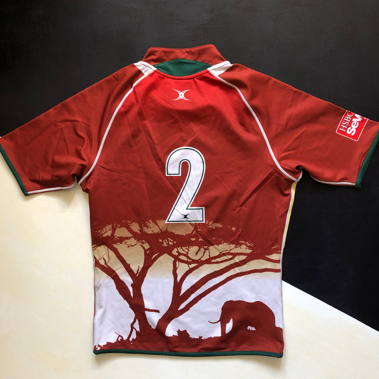 Kenya National Rugby Sevens Team Jersey 2012 Match Worn Medium Underdog Rugby - The Tier 2 Rugby Shop