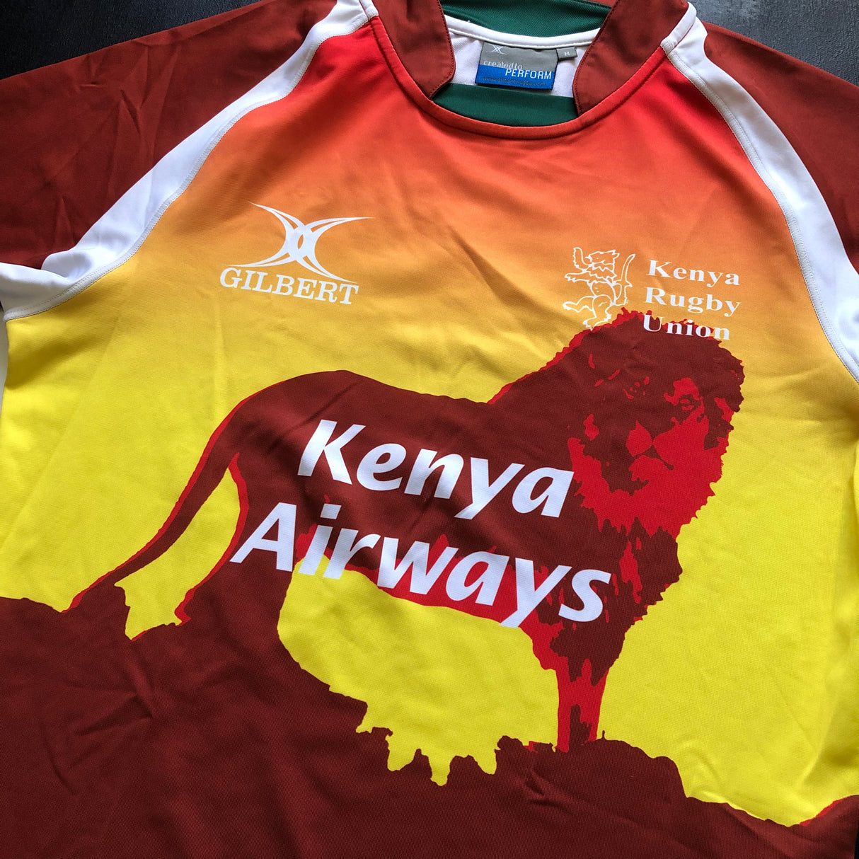 Kenya National Rugby Sevens Team Jersey 2012 Match Worn Medium Underdog Rugby - The Tier 2 Rugby Shop