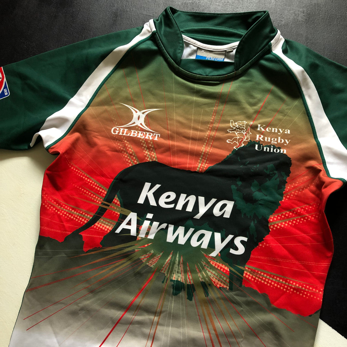 Kenya National Rugby Sevens Team Jersey 2012 Small Underdog Rugby - The Tier 2 Rugby Shop