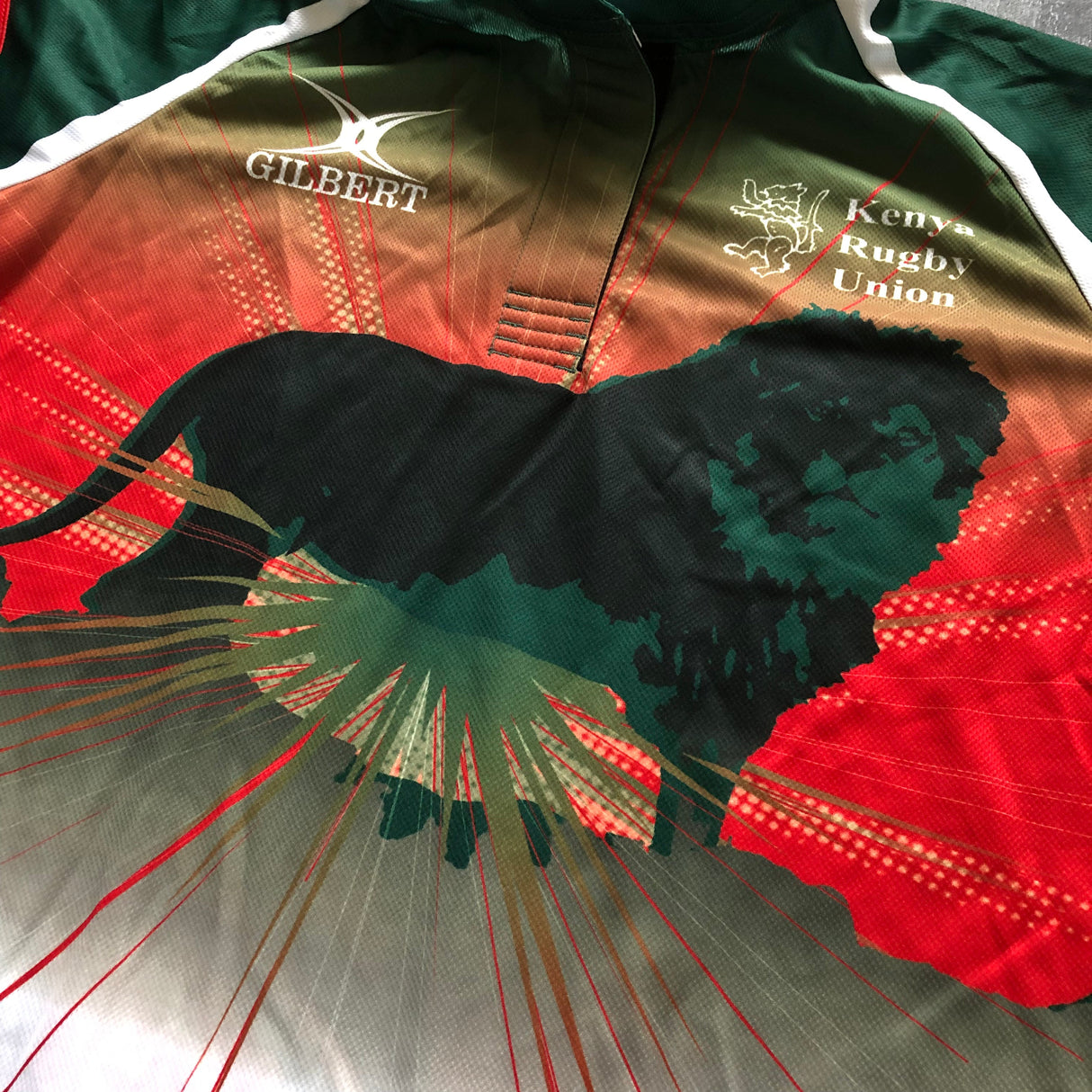 Kenya National Rugby Sevens Team Jersey 2012 Women's XL Underdog Rugby - The Tier 2 Rugby Shop