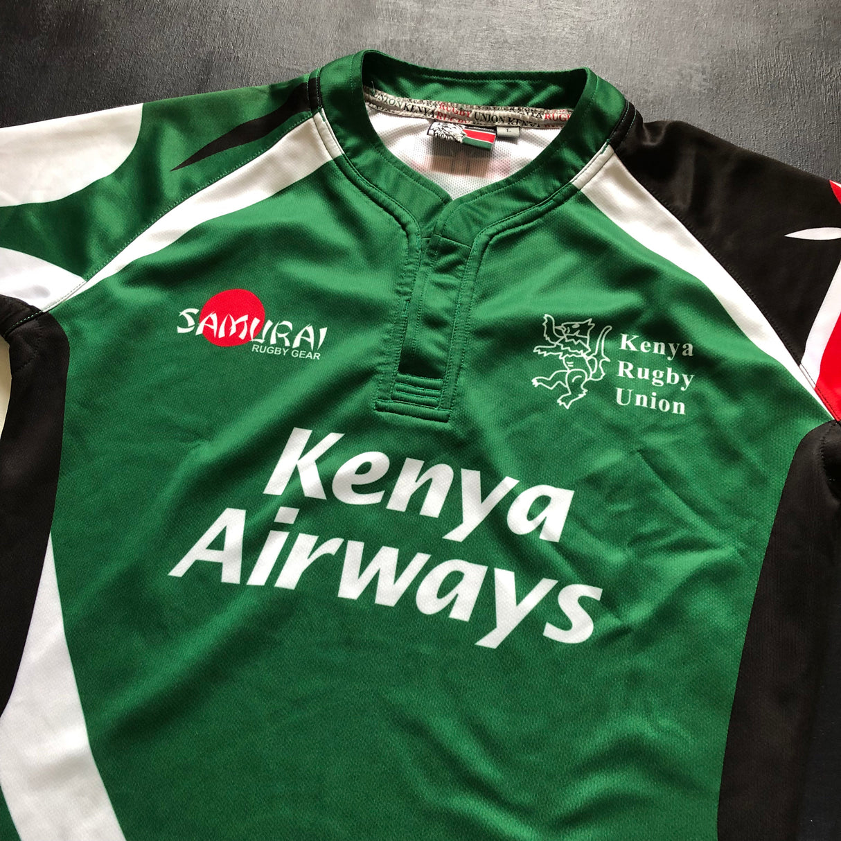 Kenya National Rugby Sevens Team Jersey 2013 Away Large Underdog Rugby - The Tier 2 Rugby Shop