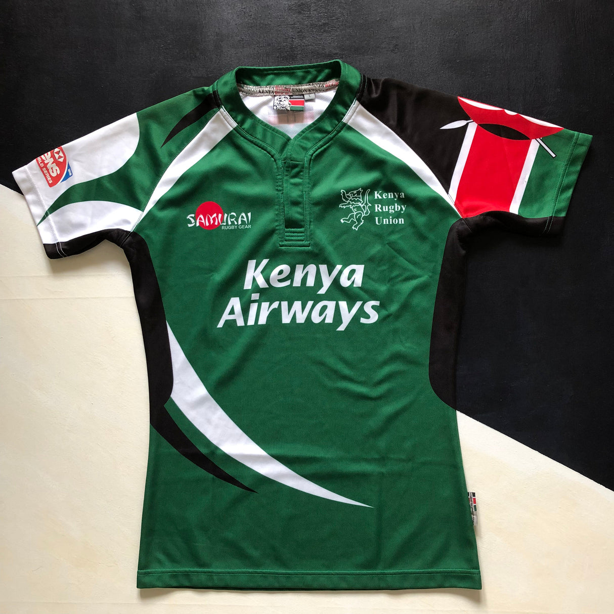 Kenya National Rugby Sevens Team Jersey 2013 Away Large Underdog Rugby - The Tier 2 Rugby Shop