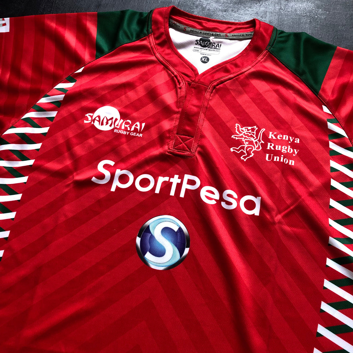 Kenya National Rugby Sevens Team Jersey 2016 XL Underdog Rugby - The Tier 2 Rugby Shop