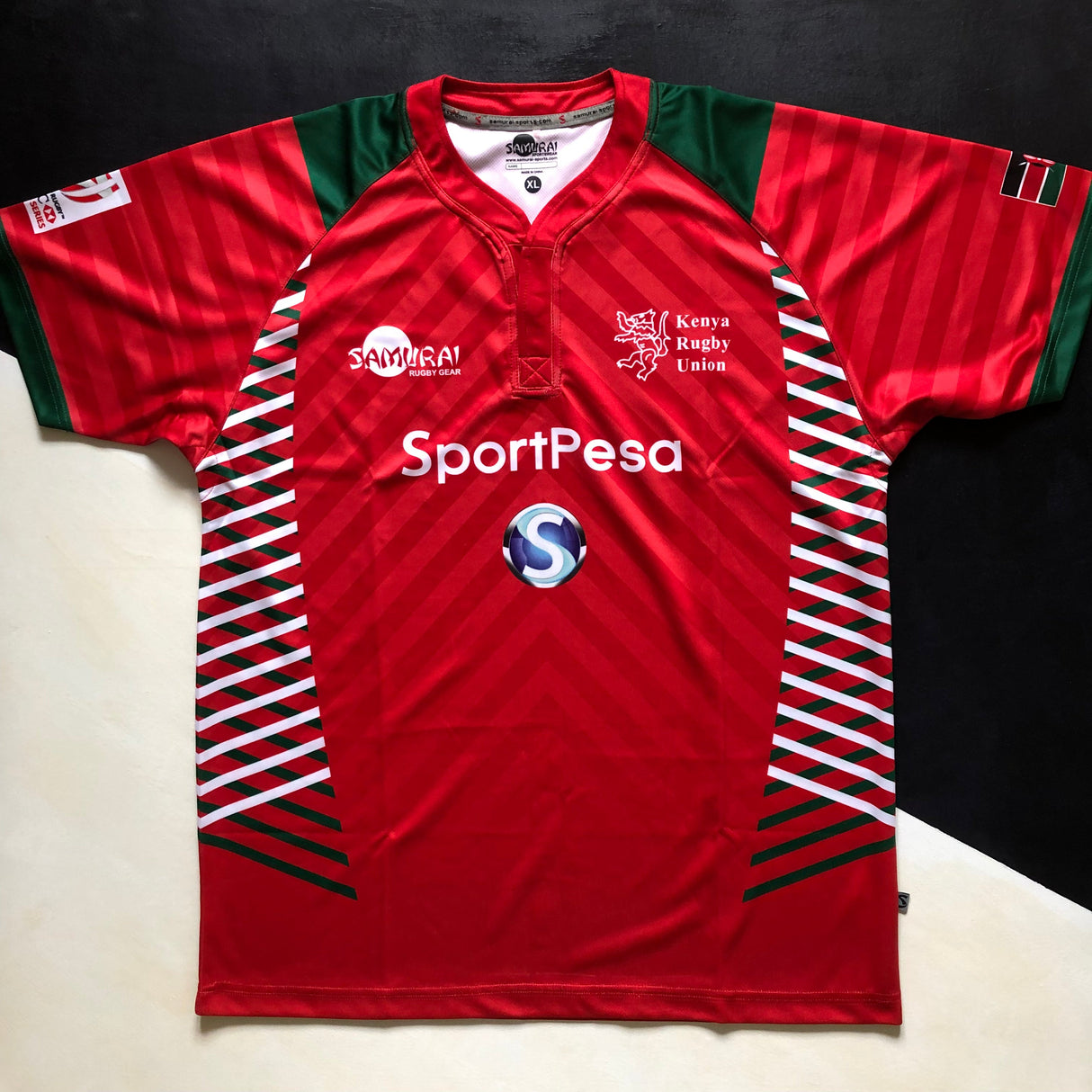 Kenya National Rugby Sevens Team Jersey 2016 XL Underdog Rugby - The Tier 2 Rugby Shop
