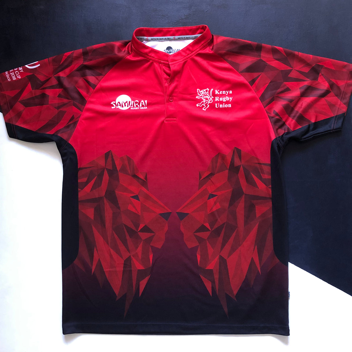 Kenya National Rugby Sevens Team Jersey 2018 2XL Underdog Rugby - The Tier 2 Rugby Shop
