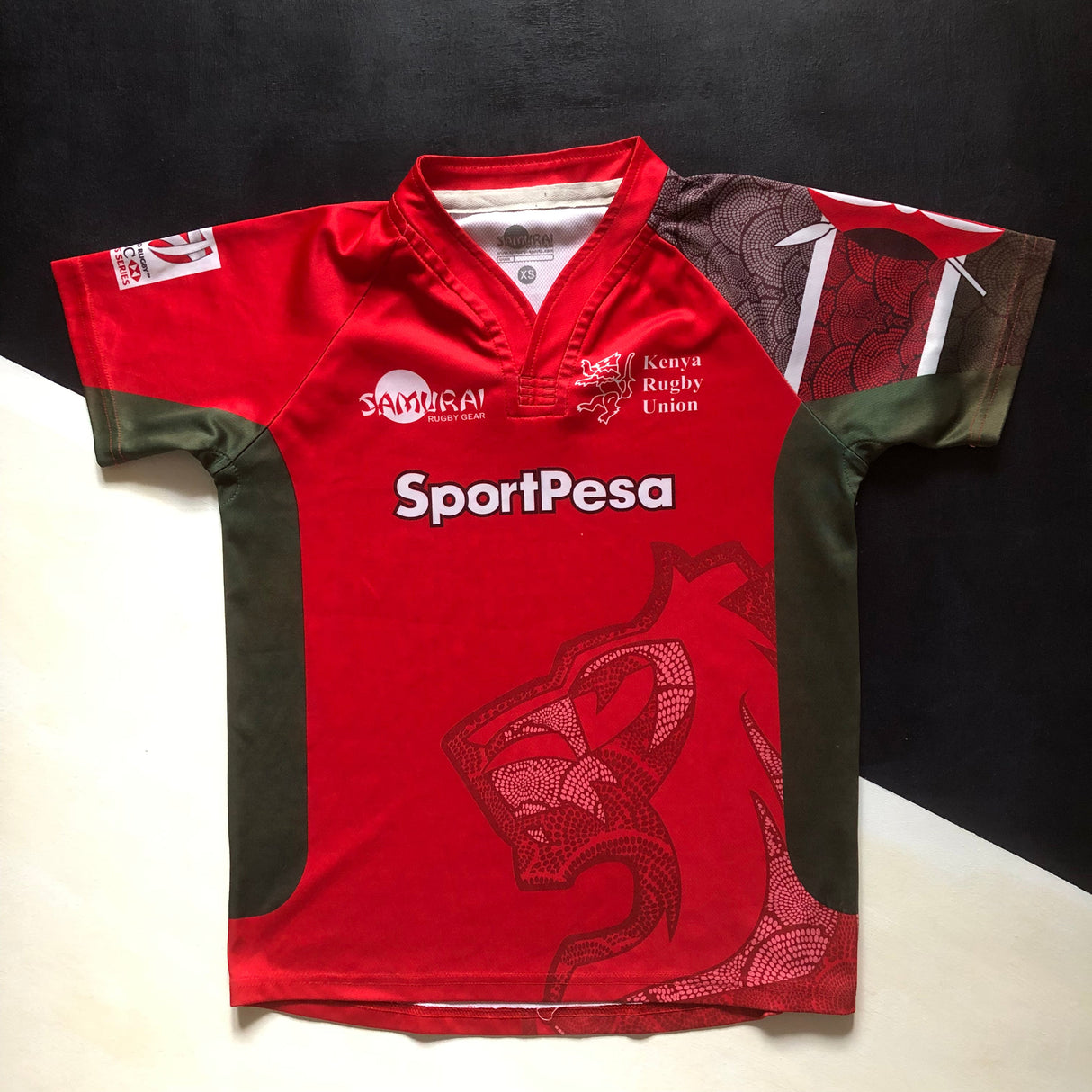 Kenya National Rugby Sevens Team Jersey 2018 XS Underdog Rugby - The Tier 2 Rugby Shop
