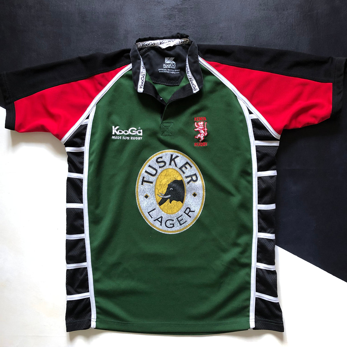 Kenya National Rugby Team Jersey 2008/09 Away Large Underdog Rugby - The Tier 2 Rugby Shop