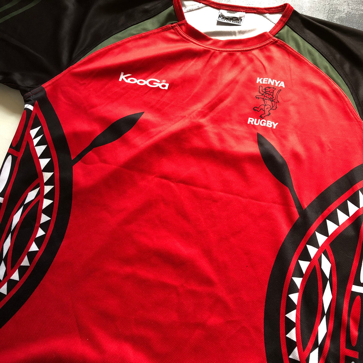 Kenya National Rugby Team Jersey 2009 2XL Underdog Rugby - The Tier 2 Rugby Shop