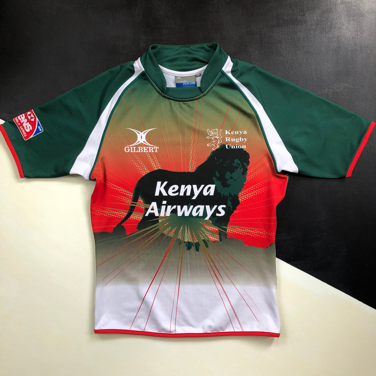 Kenya National Rugby Team Sevens Jersey 2012 Medium Underdog Rugby - The Tier 2 Rugby Shop