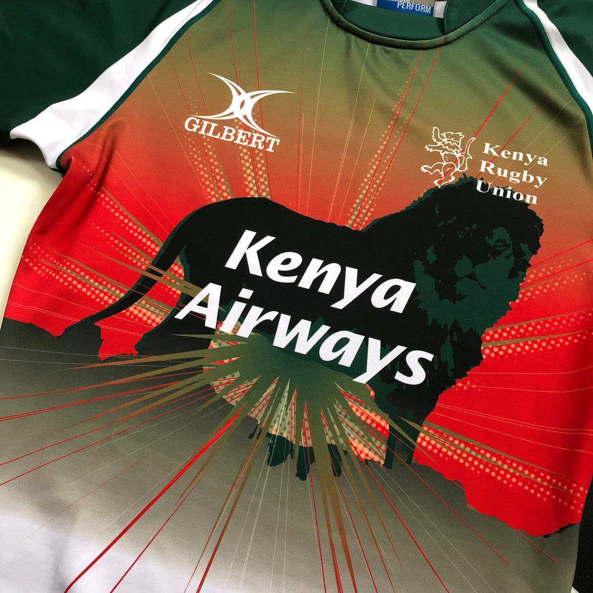 Kenya National Rugby Team Sevens Jersey 2012 Medium Underdog Rugby - The Tier 2 Rugby Shop