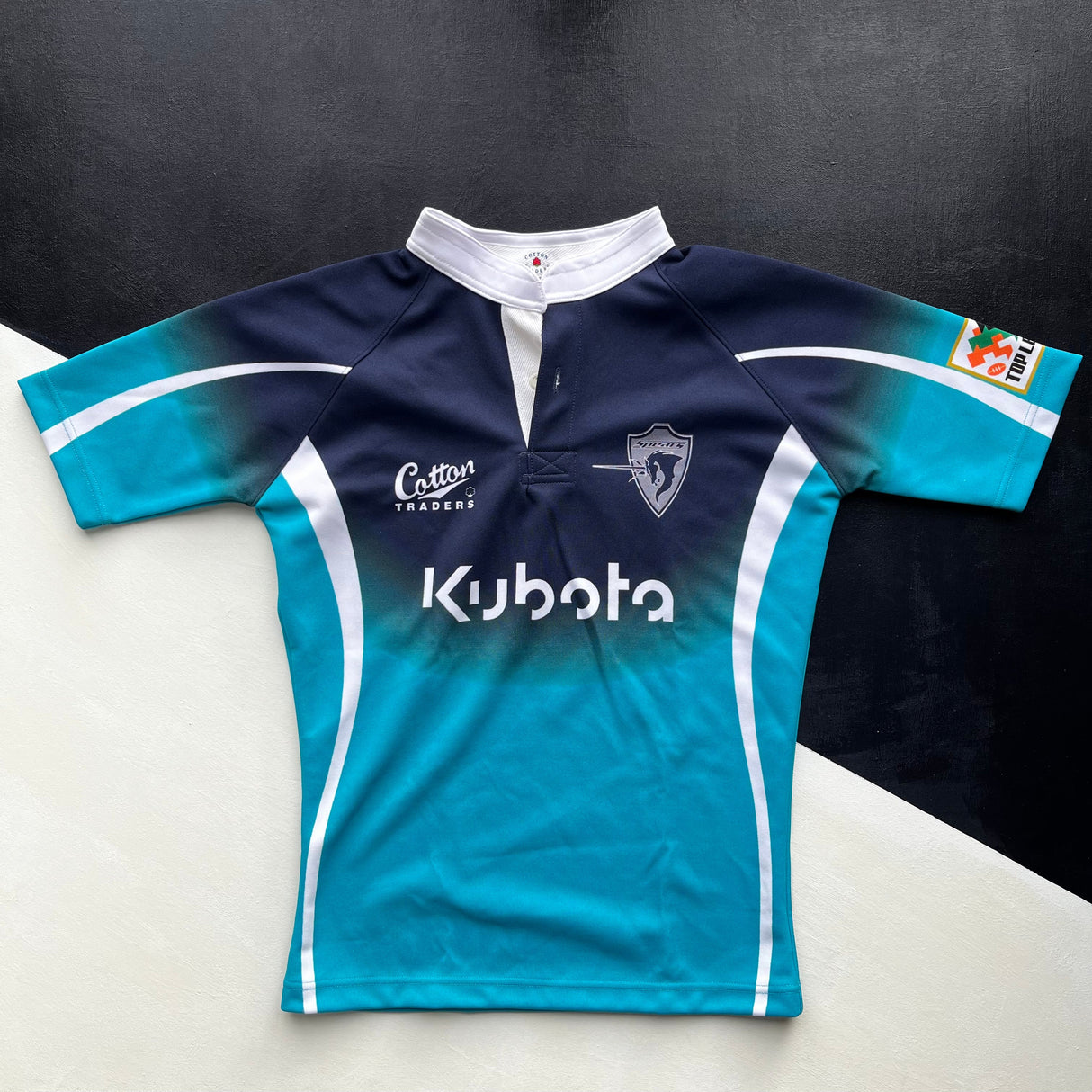 Kubota Spears Rugby Team Match Worn Jersey 2009 (Japan Top League) Large Underdog Rugby - The Tier 2 Rugby Shop