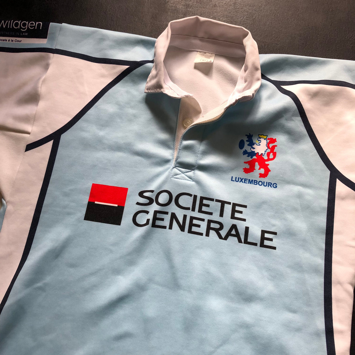 Luxembourg National Rugby Team Jersey 2000's Medium Underdog Rugby - The Tier 2 Rugby Shop
