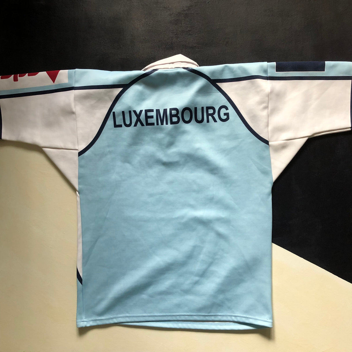 Luxembourg National Rugby Team Jersey 2000's Medium Underdog Rugby - The Tier 2 Rugby Shop