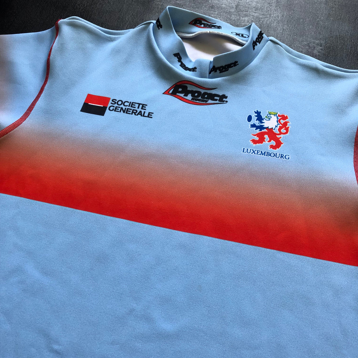 Luxembourg National Rugby Team Jersey 2011/12 Match Worn XL Underdog Rugby - The Tier 2 Rugby Shop
