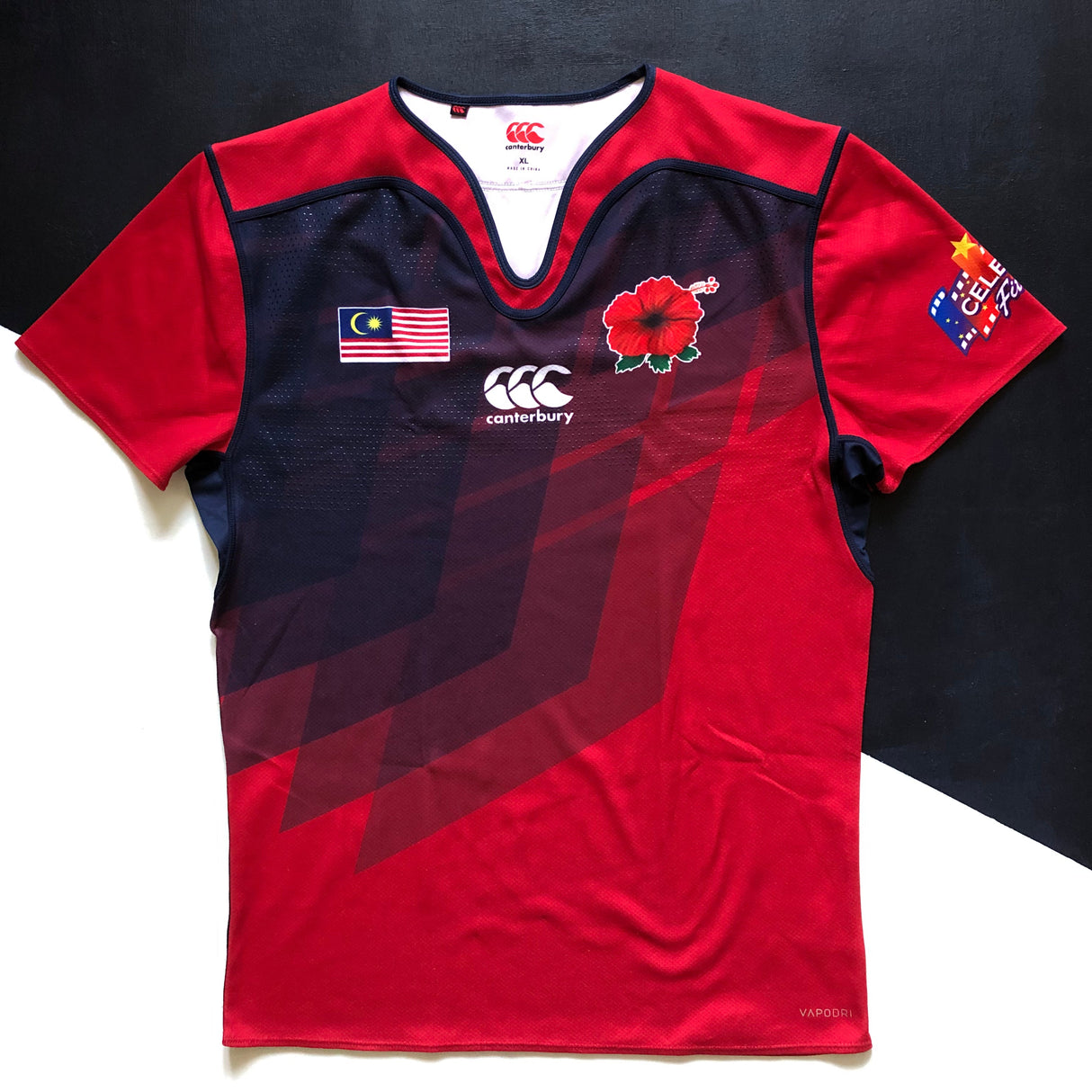 Malaysia National Rugby Team Jersey 2017 XL Underdog Rugby - The Tier 2 Rugby Shop